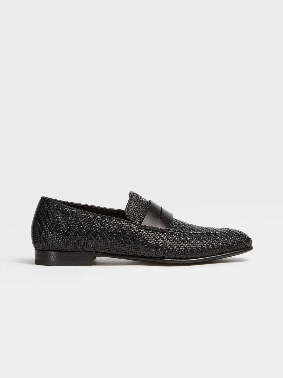 Black PELLETESSUTA™ L'Asola Moccasin